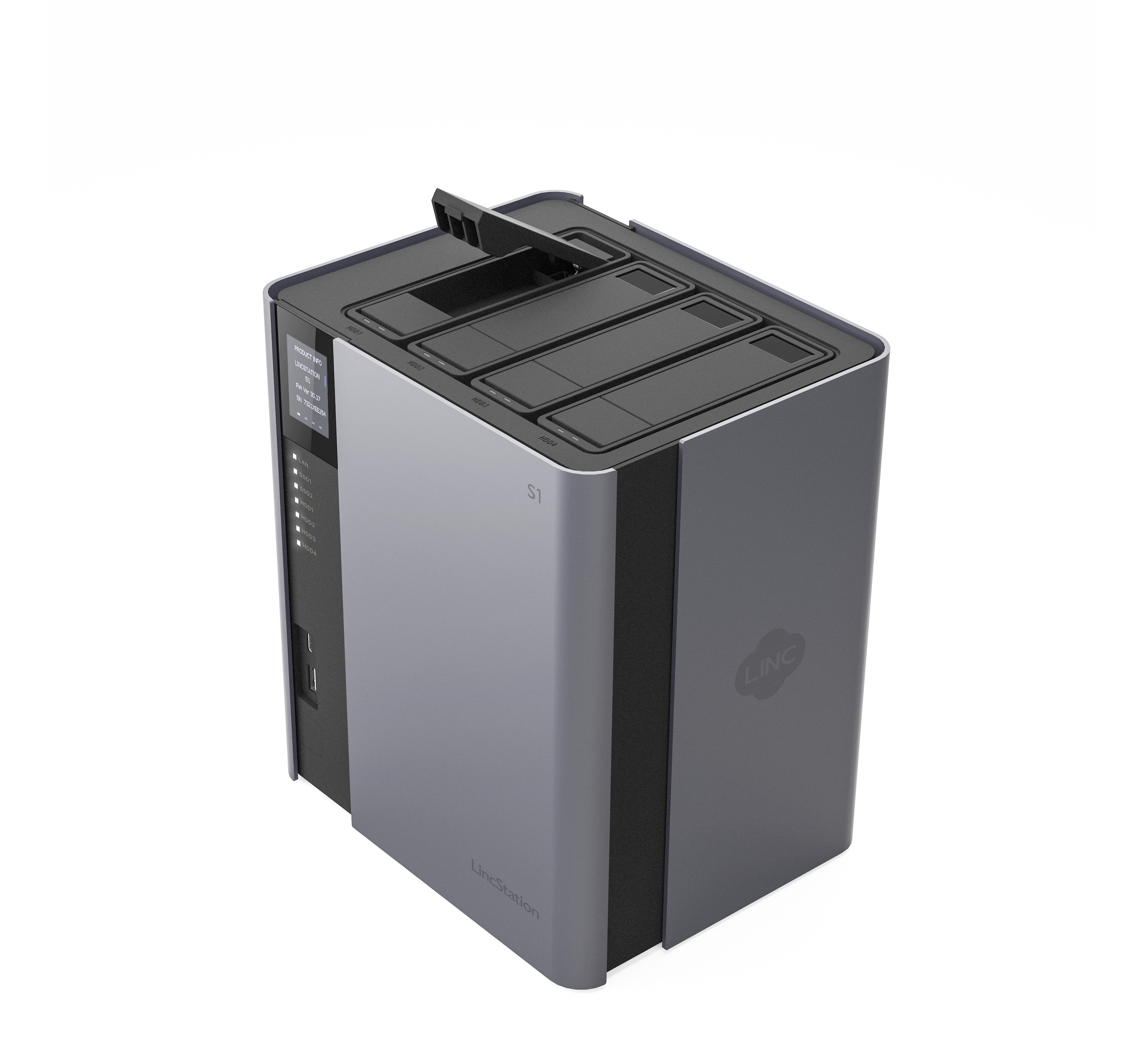 LincPlus LincStation S1 6-Bay NAS | 8GB RAM+128G ROM (Diskless)